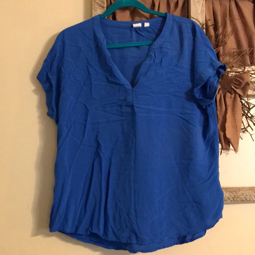 Gap royal blue large blouse